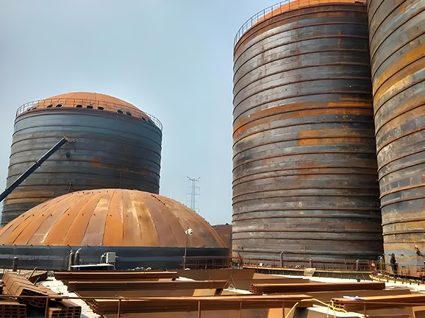 邳州焦粉钢板仓